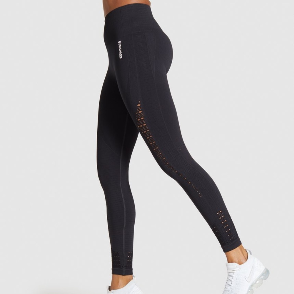 Gymshark black leggings size large